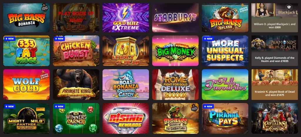 Games at MagicRed Casino